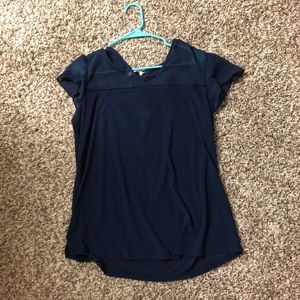 Navy Blue Blouse